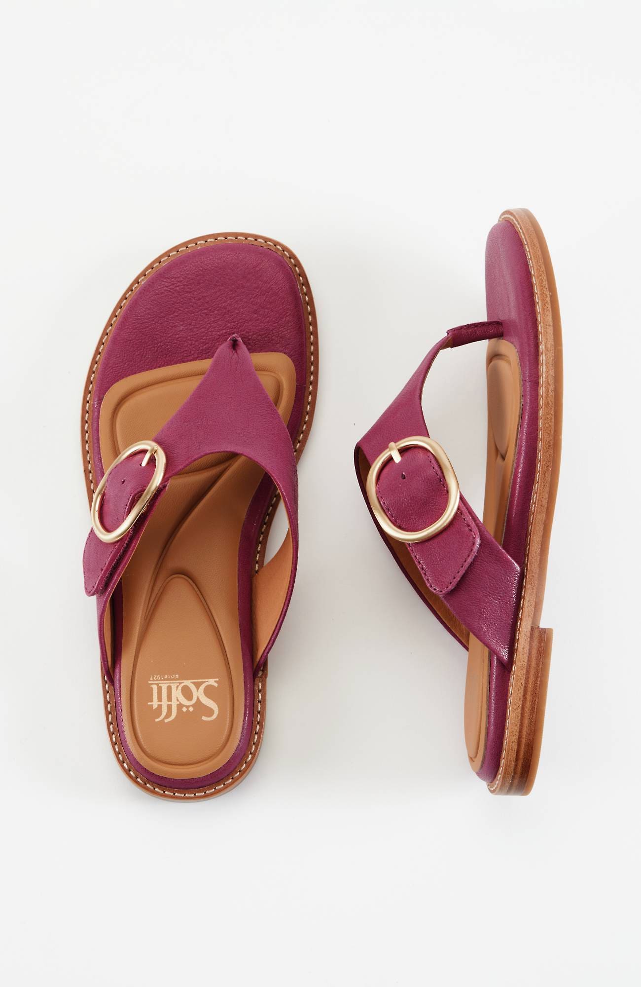 Shop Jjill J.jill Sofft® Nancia Sandals In Raspberry