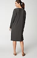 pure jill pleated knit duster