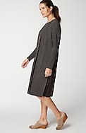 pure jill pleated knit duster