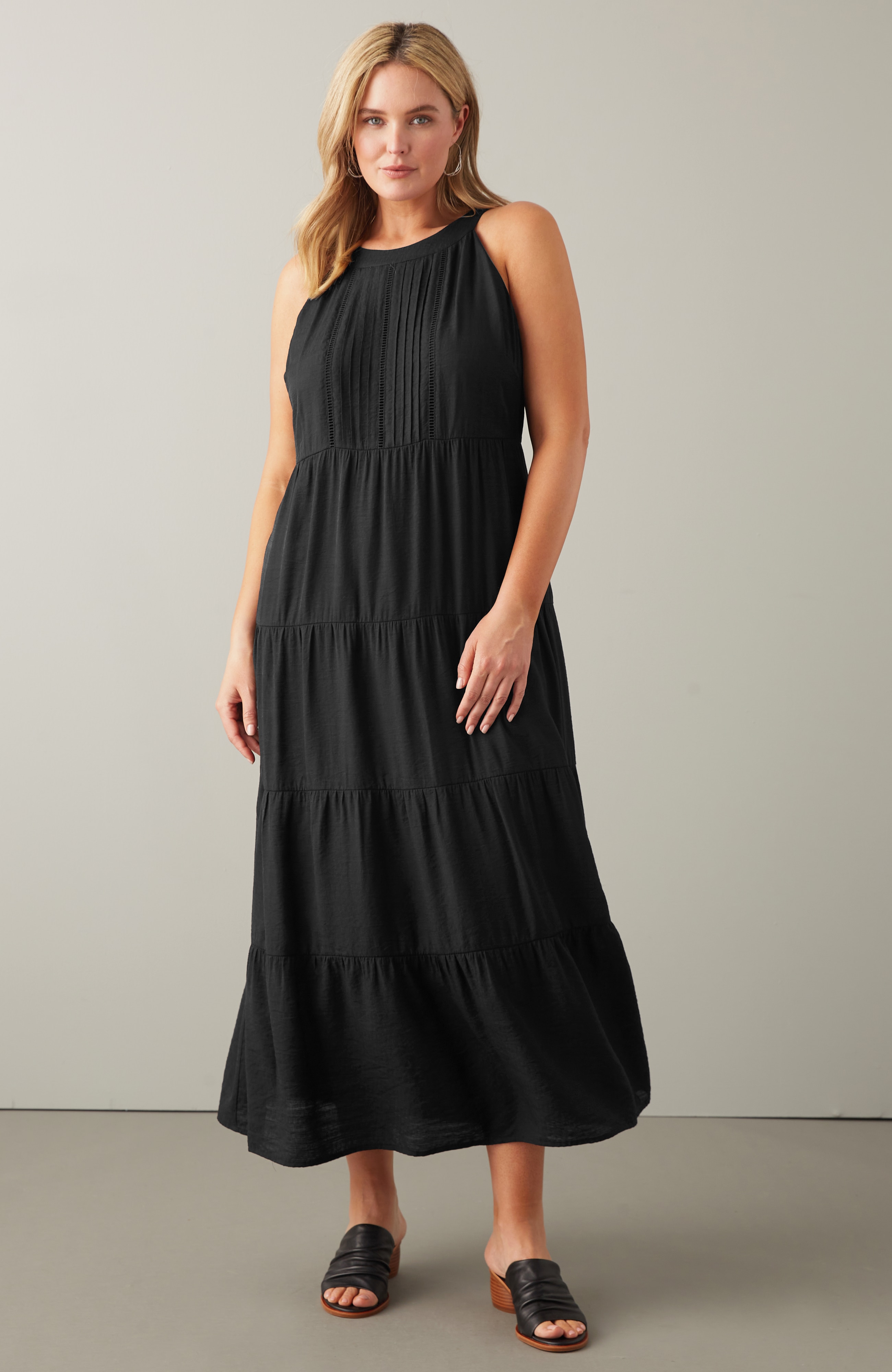 J. Jill Tiered Maxi Dress Hamilton Place