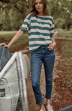 Image for High-Rise Demi-Boot Ankle Jeans