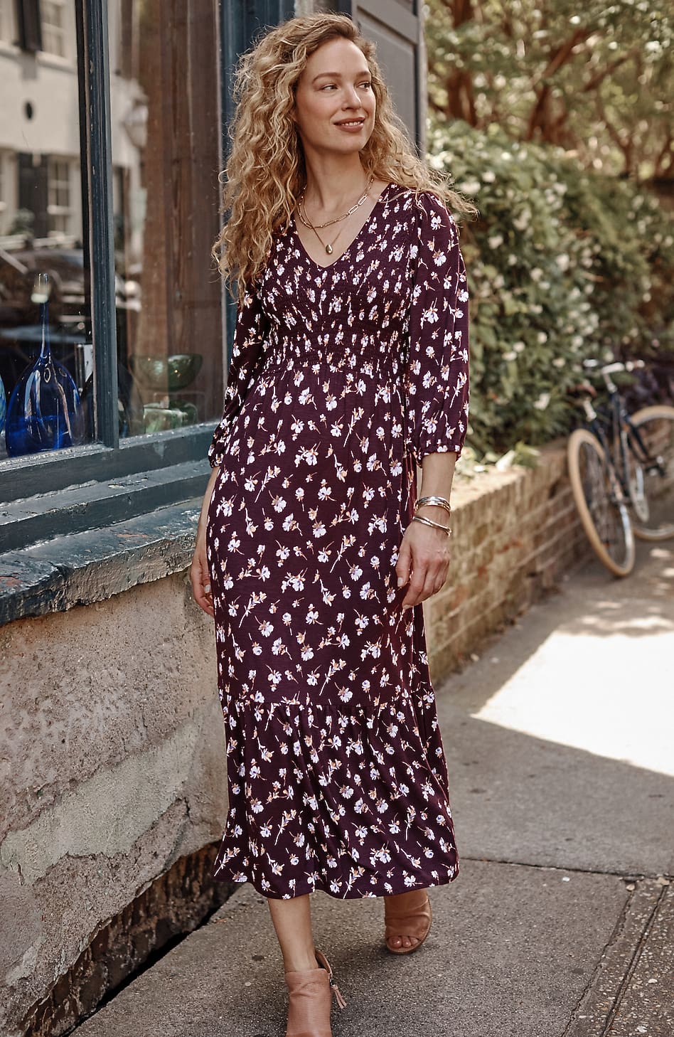 midi jjill dresses J. Jill Pure jill embroidered midi dress at Hamilton Place in Chattanooga,  TN