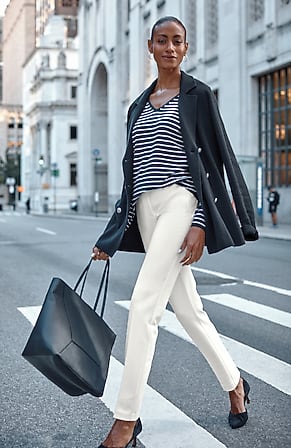 Image for Ponte Welt-Pockets Slim-Leg Pants