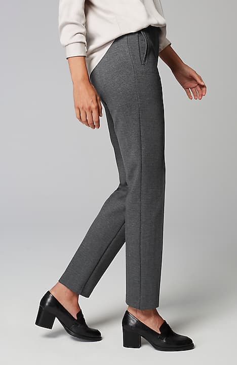 ponte welt-pockets slim-leg pants