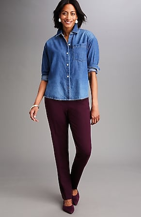Image for Ponte Welt-Pockets Slim-Leg Pants