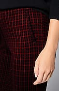 ponte welt-pockets slim-leg pants