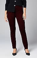 ponte welt-pockets slim-leg pants