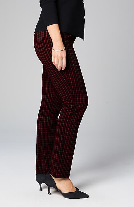 ponte welt-pockets slim-leg pants