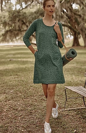 Image for Fit Elevate Terry Seamed Dress