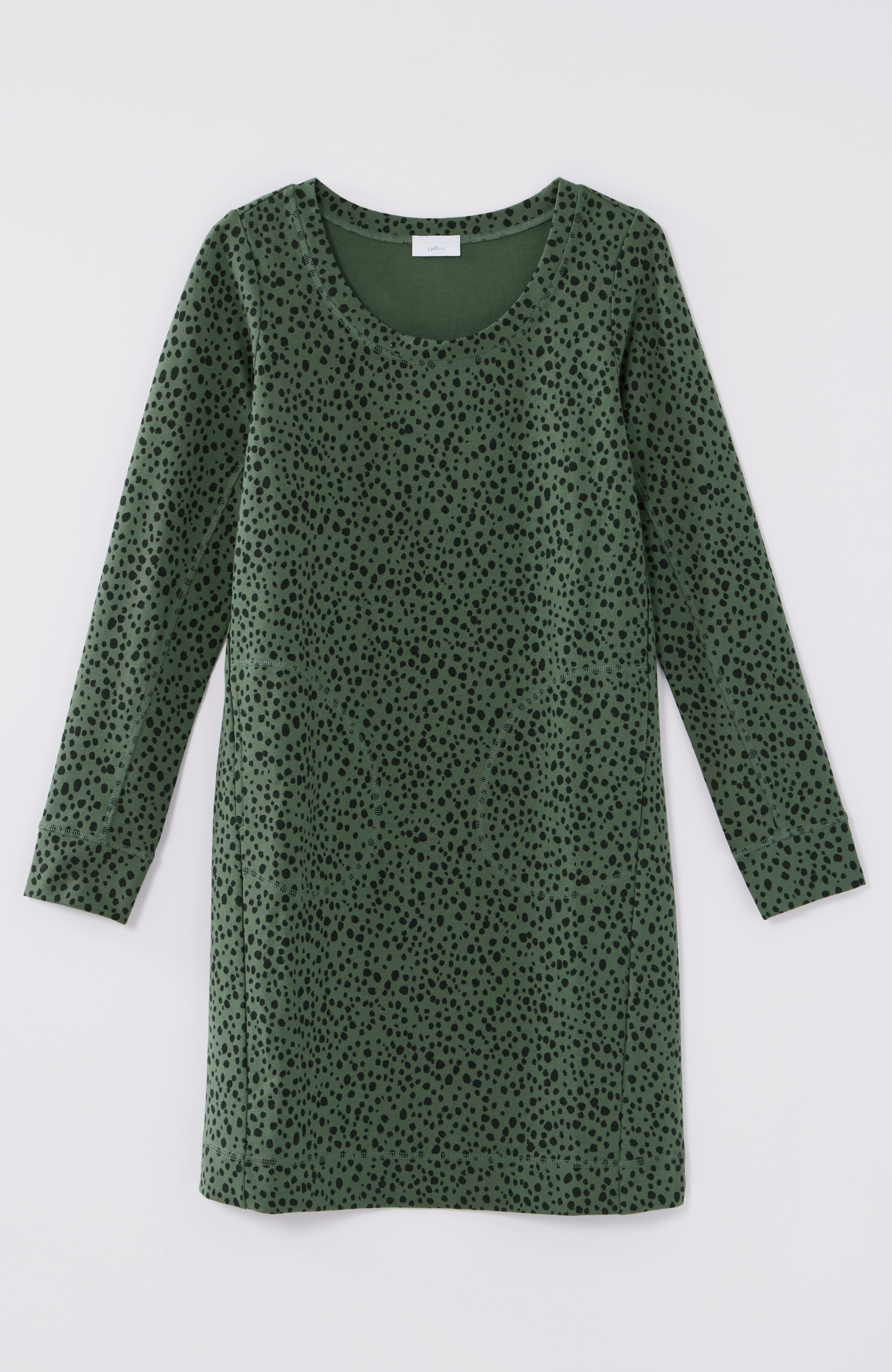 fit elevate terry seamed dress