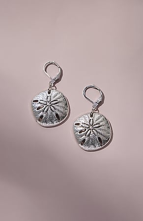 Image for Under-The-Sea Sand Dollar Earrings