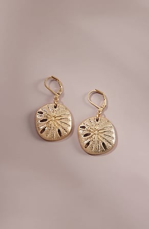Image for Under-The-Sea Sand Dollar Earrings