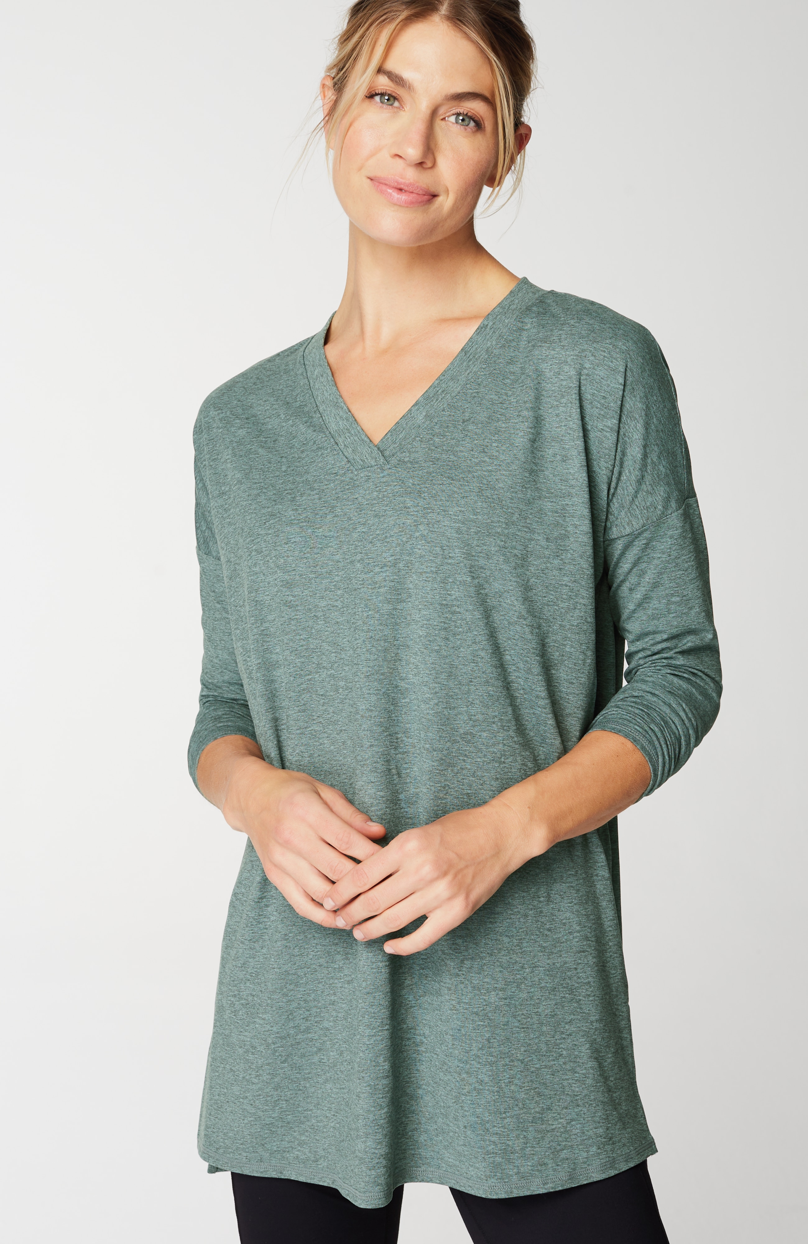 fit supreme stretch high-low tunic