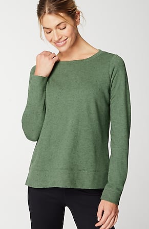 Image for Fit French Terry Slit-Hem Sweatshirt