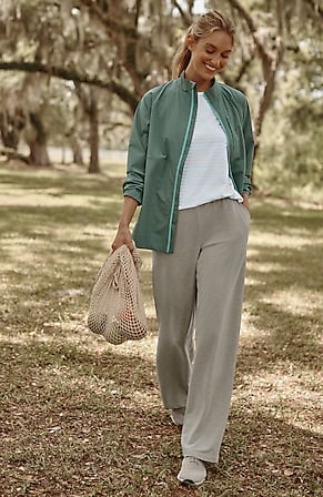 Image for Fit Elevate Terry Wide-Leg Pants