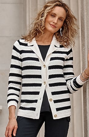 Image for Wearever Textured Collared Cardi