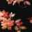 black painterly posies