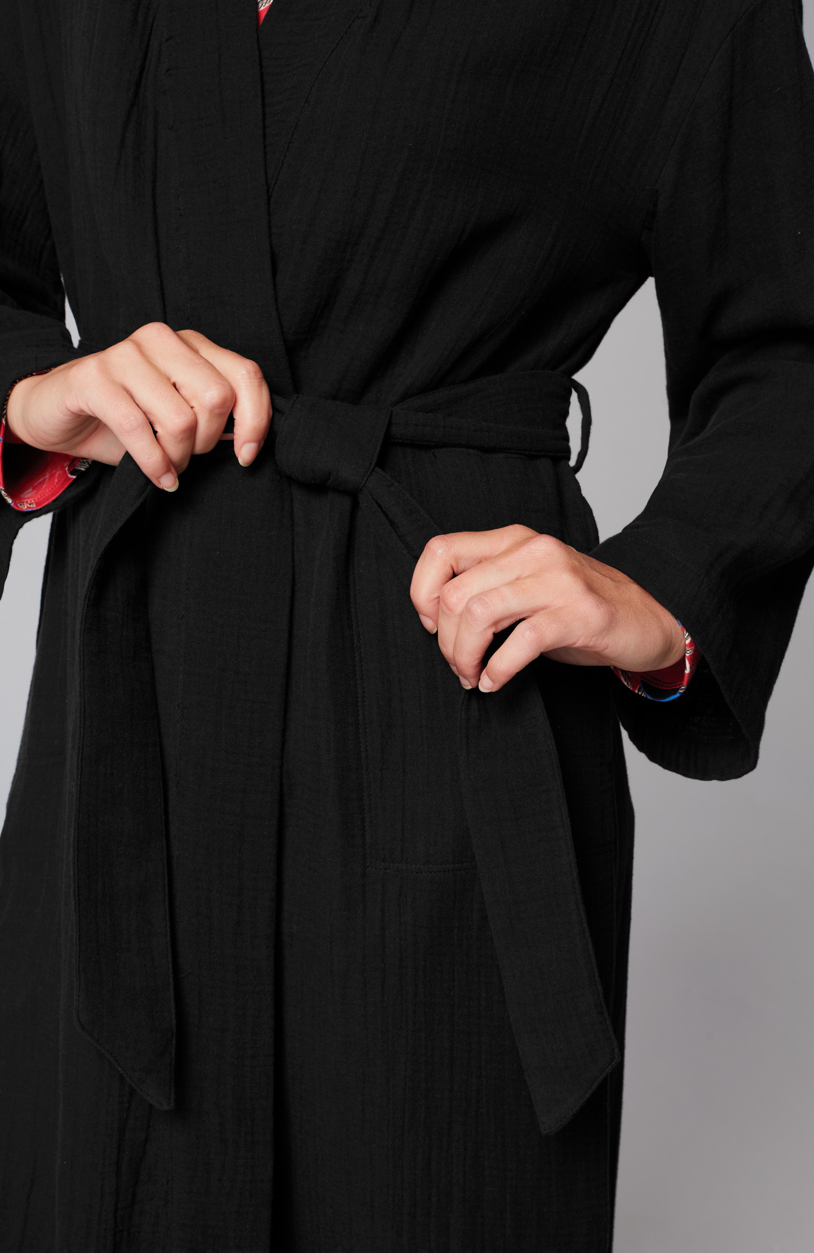 sleep cotton-gauze robe