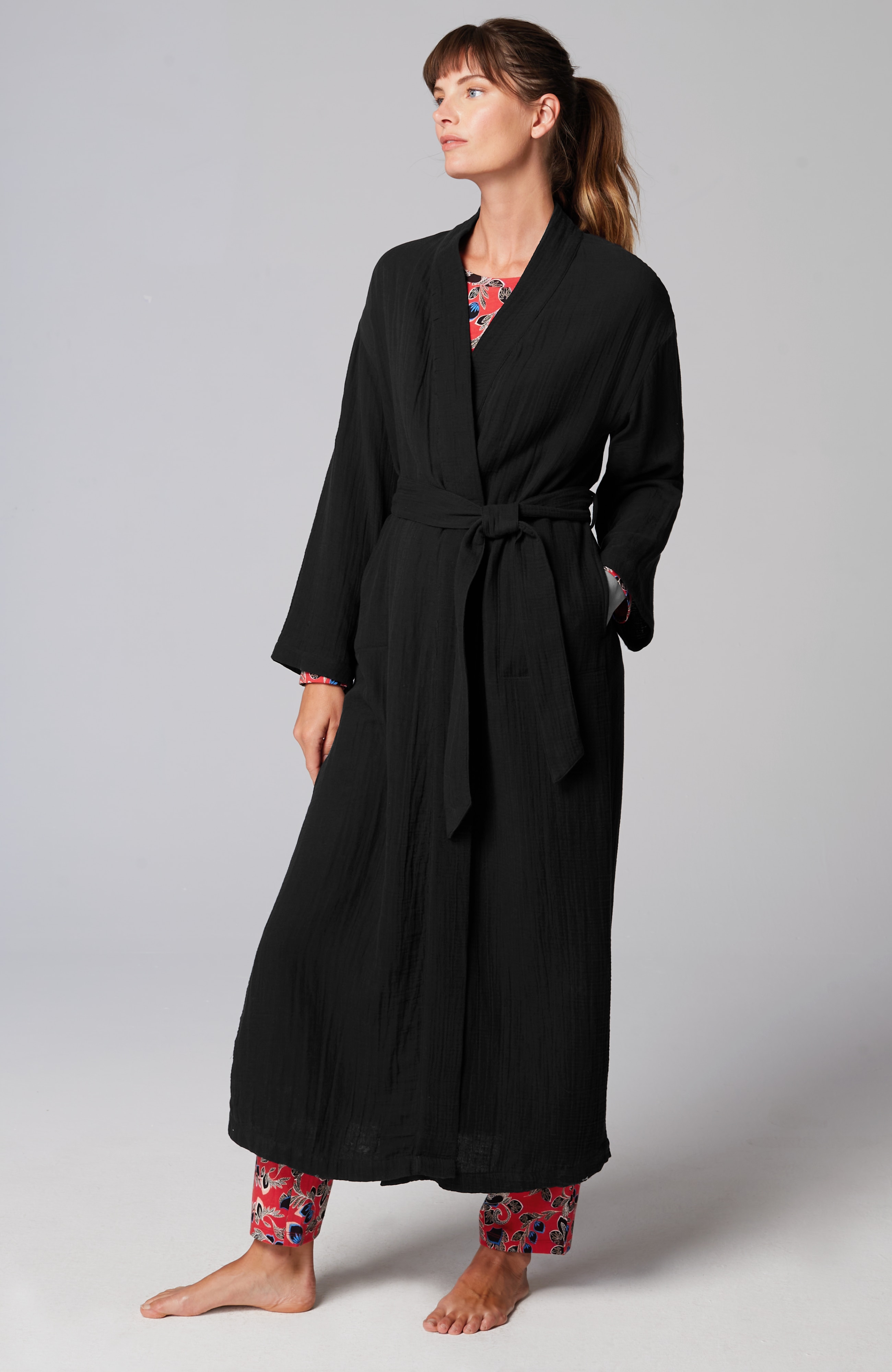 sleep cotton-gauze robe