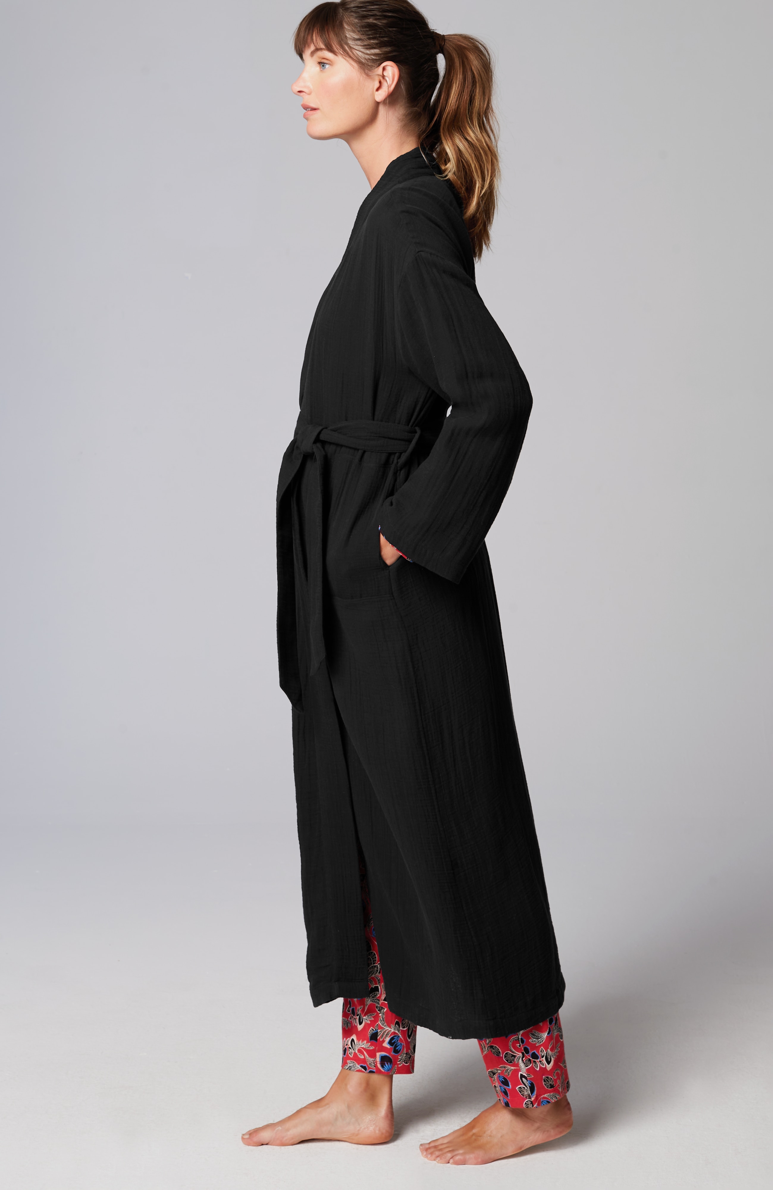 sleep cotton-gauze robe