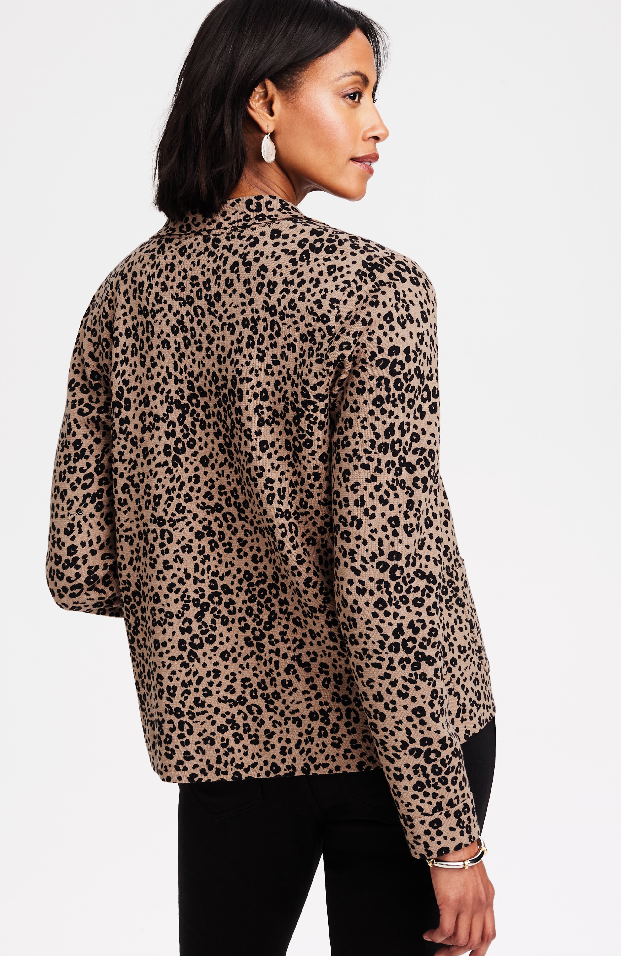 DOUBLE-KNIT SWEATER-JACKET | JJill