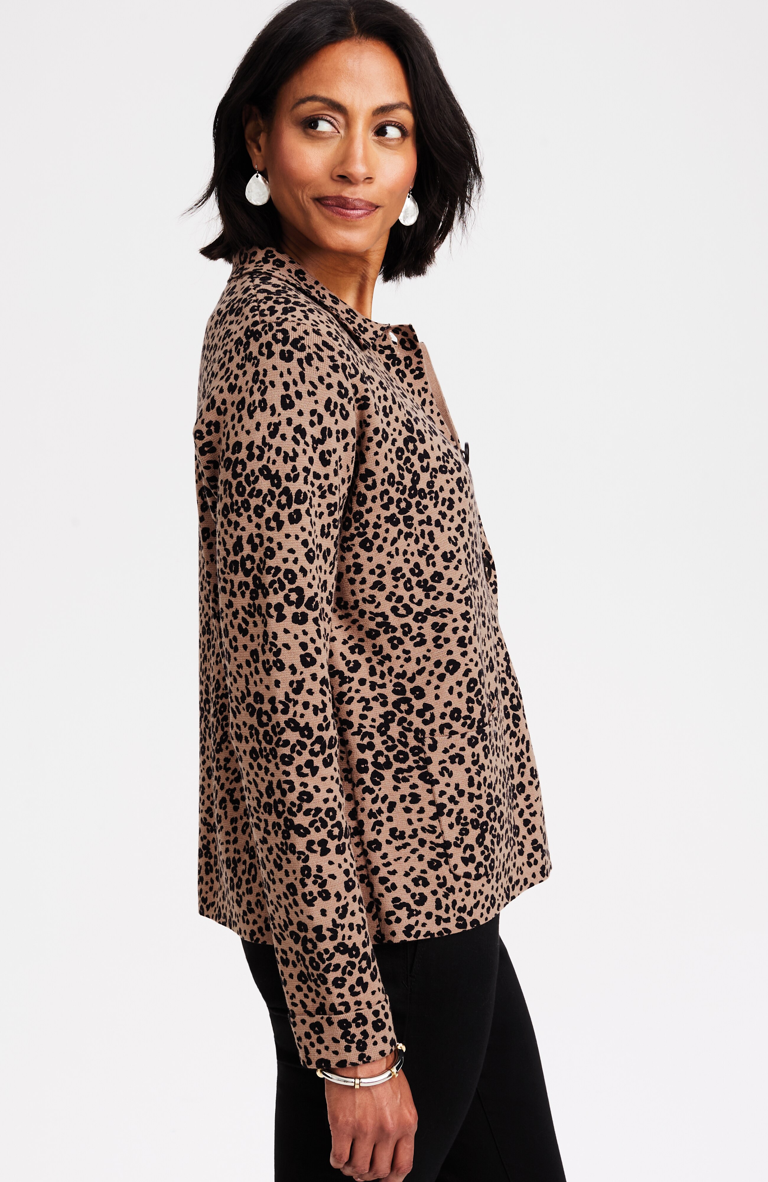 DOUBLE-KNIT SWEATER-JACKET | JJill