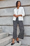 wearever plissé wide-leg crops