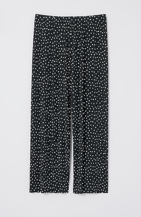 wearever plissé wide-leg crops