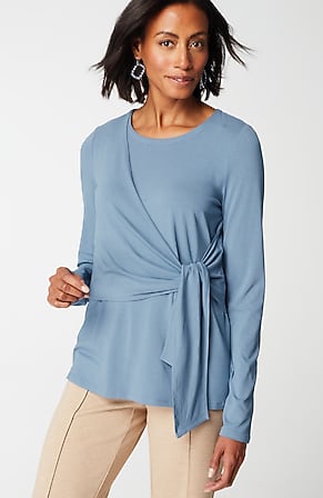 Image for Wearever Tie-Waist Top