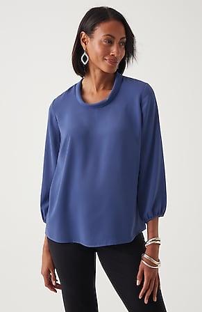 Image for Wearever Easy-Care 3/4-Sleeve Top