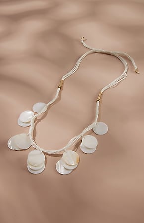 Image for Coastal Getaway Mother-Of-Pearl Statement Necklace