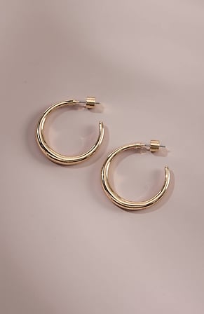 Image for Modern Elements Hoop Earrings