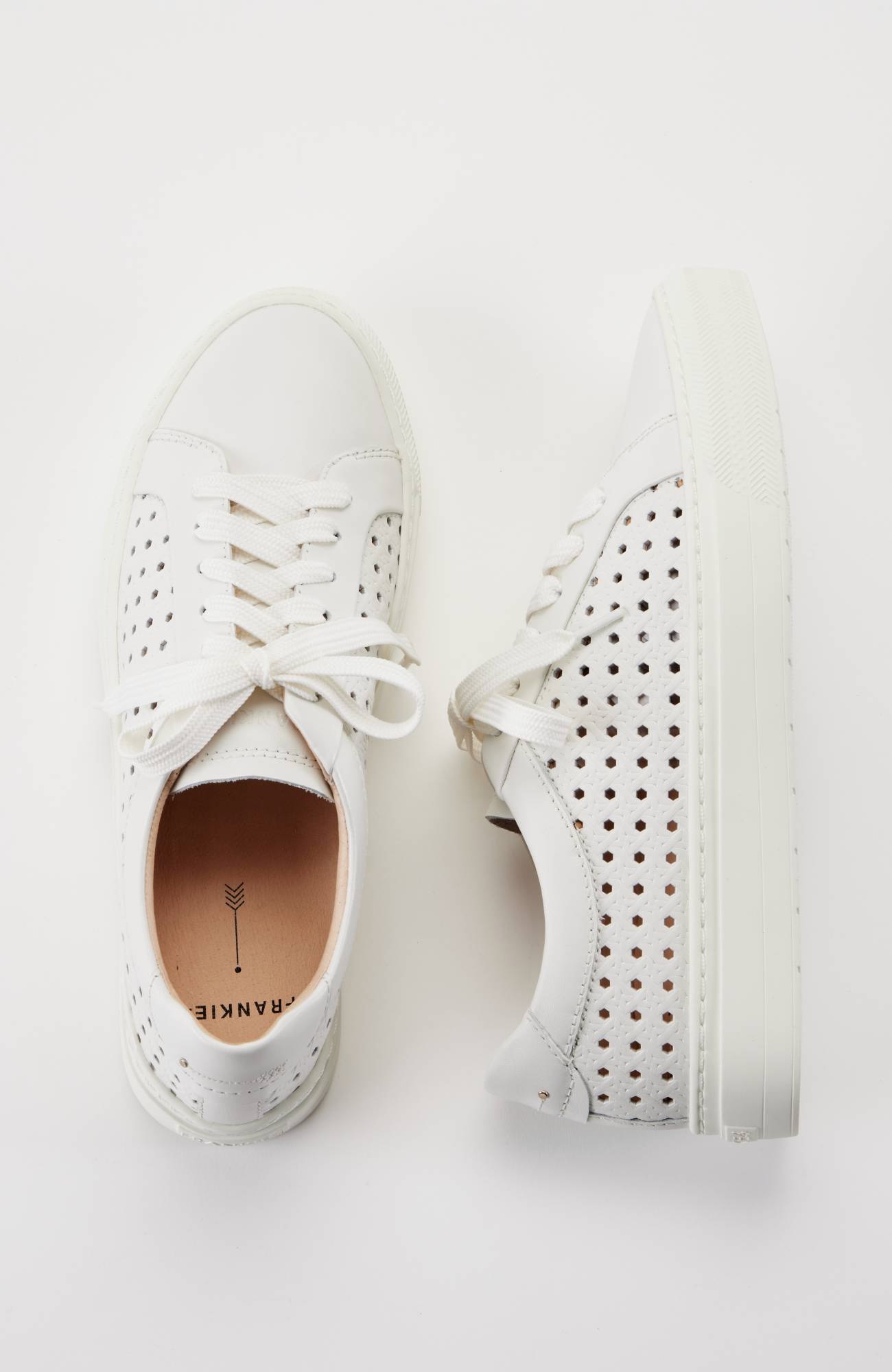 J. Jill FRANKIE4 Mim IV White Weave Sneakers | Hamilton Place