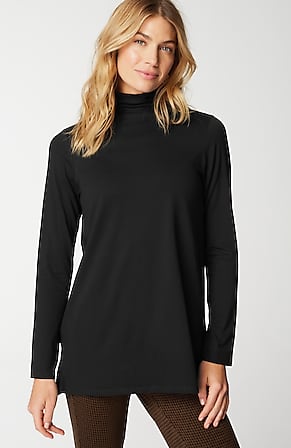 Image for Luxe Supima® Turtleneck Tunic