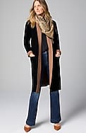 reversible majestic sweater coat