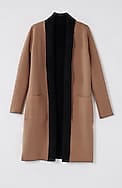 reversible majestic sweater coat