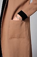 reversible majestic sweater coat