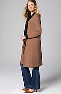 reversible majestic sweater coat