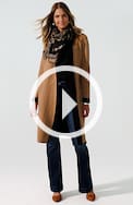 reversible majestic sweater coat