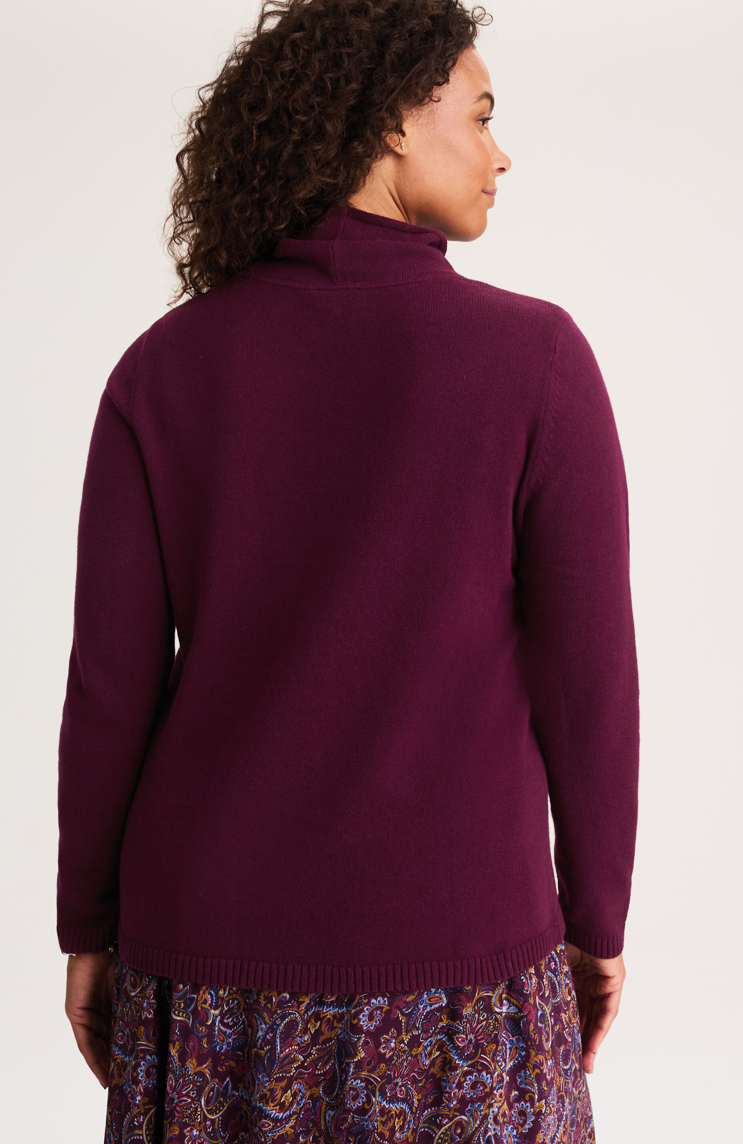 FUNNEL-NECK PULLOVER SWEATER | JJill