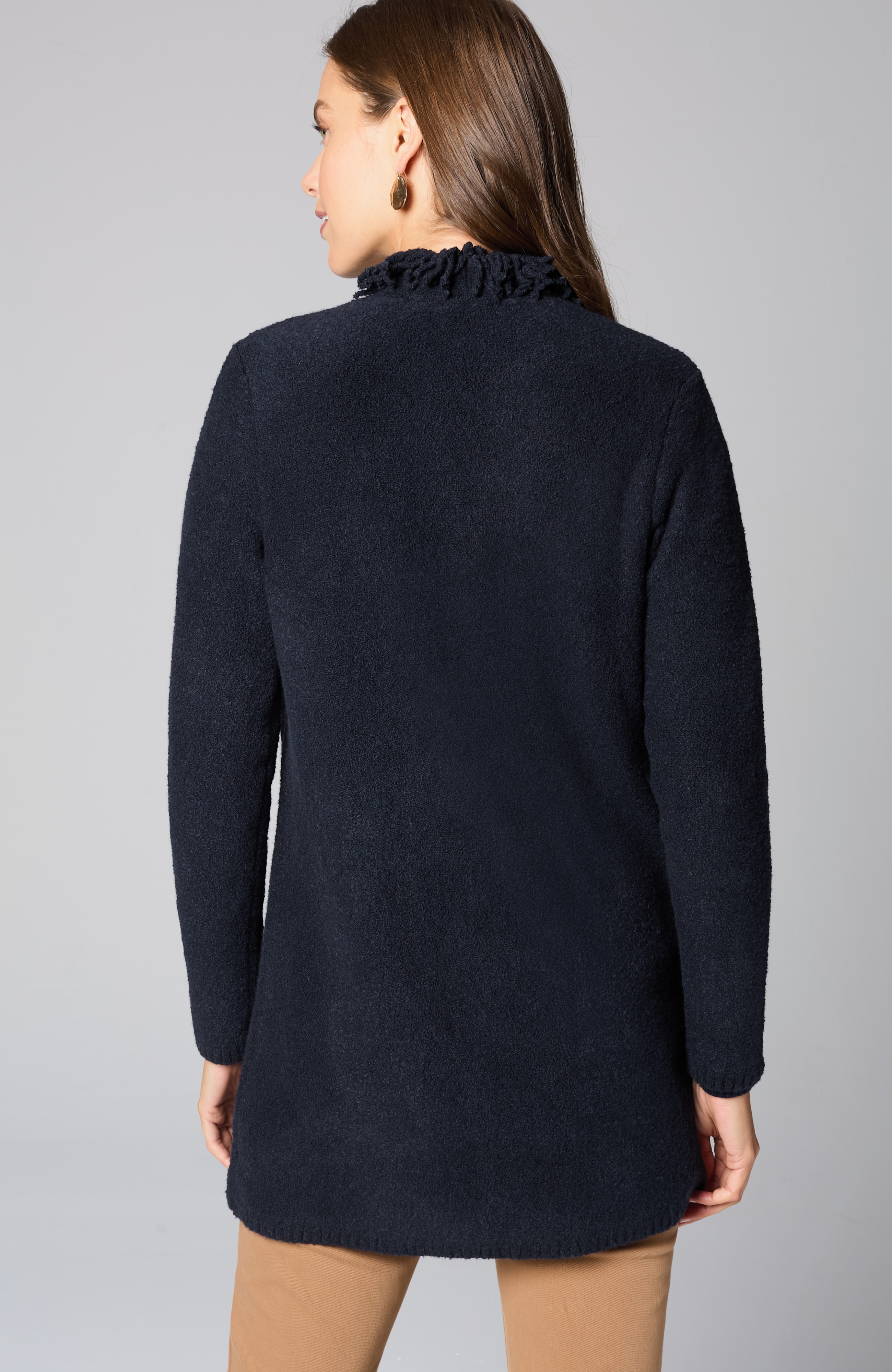 LONG FRINGE CARDI | JJill