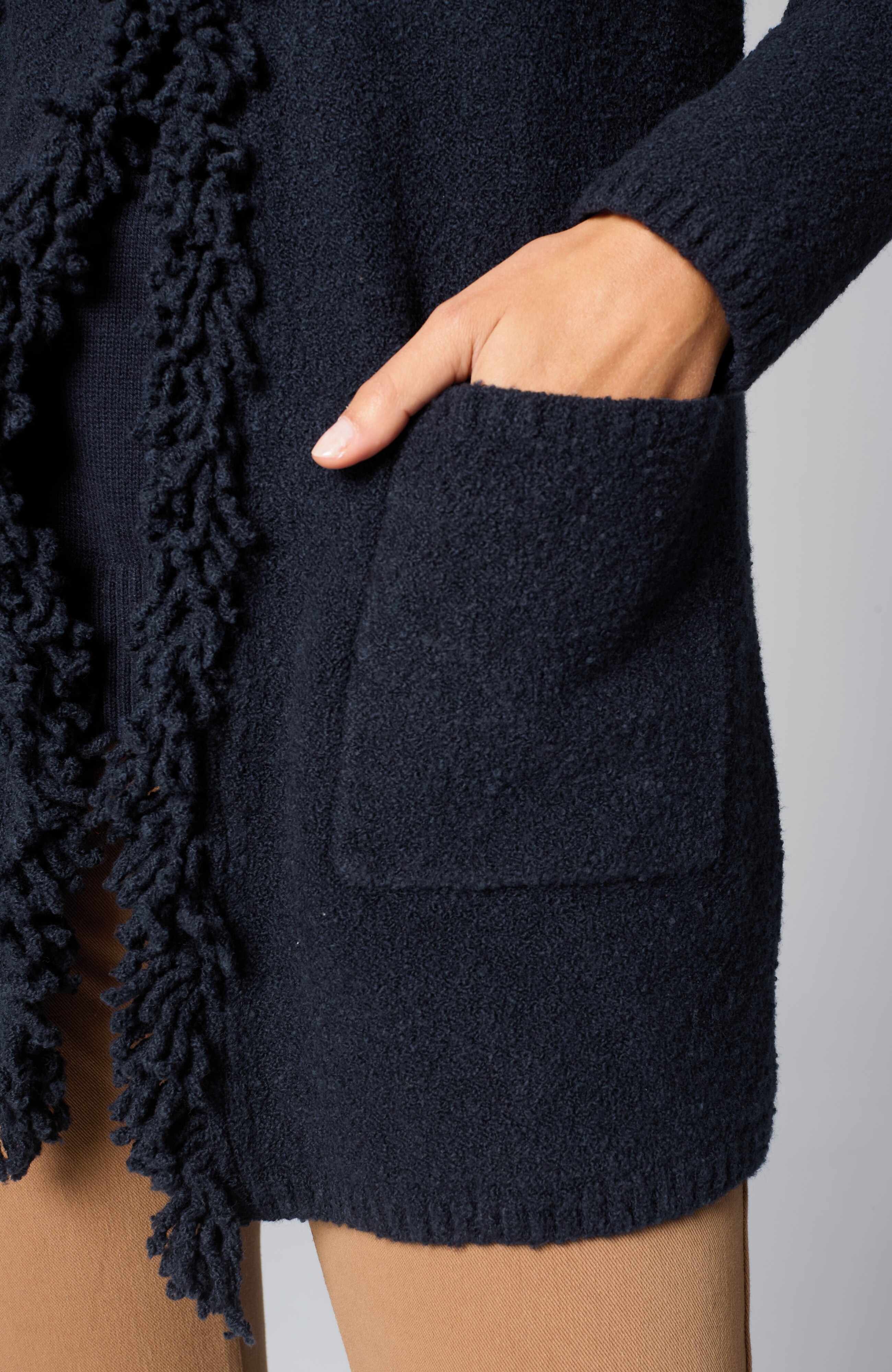 LONG FRINGE CARDI | JJill