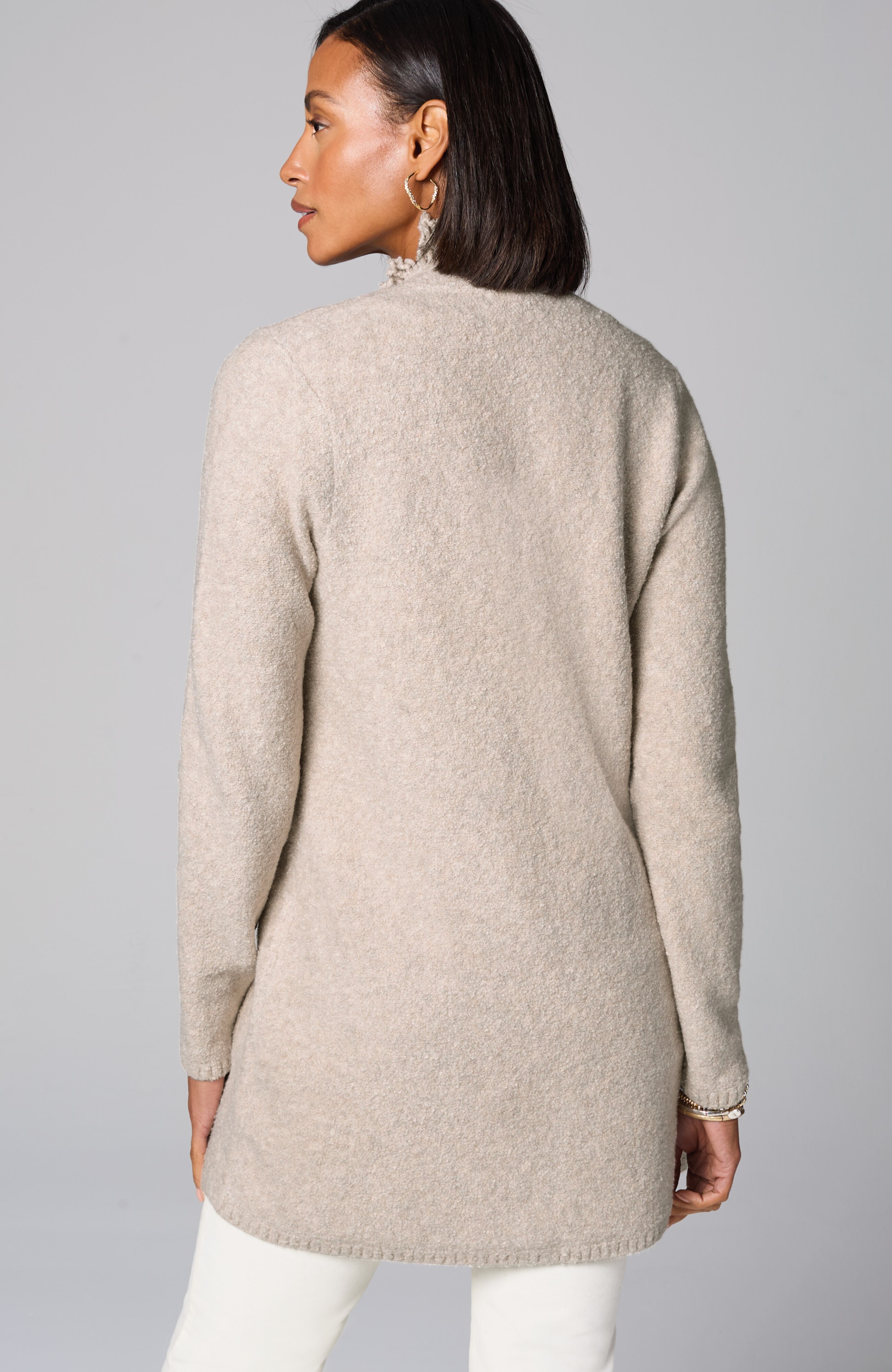 LONG FRINGE CARDI | JJill