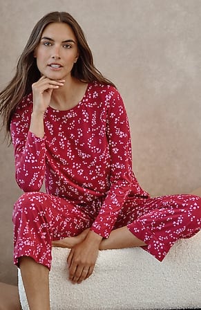 Image for Sleep Ultrasoft Raglan-Sleeve Top