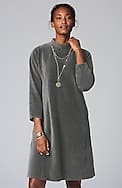 pure jill corded-velour dress