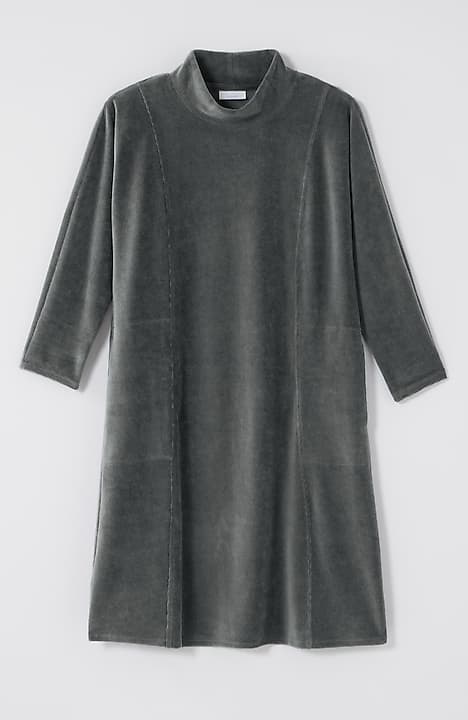 pure jill corded-velour dress