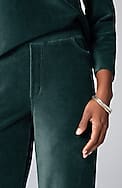 pure jill corded-velour wide-leg pants