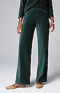 pure jill corded-velour wide-leg pants