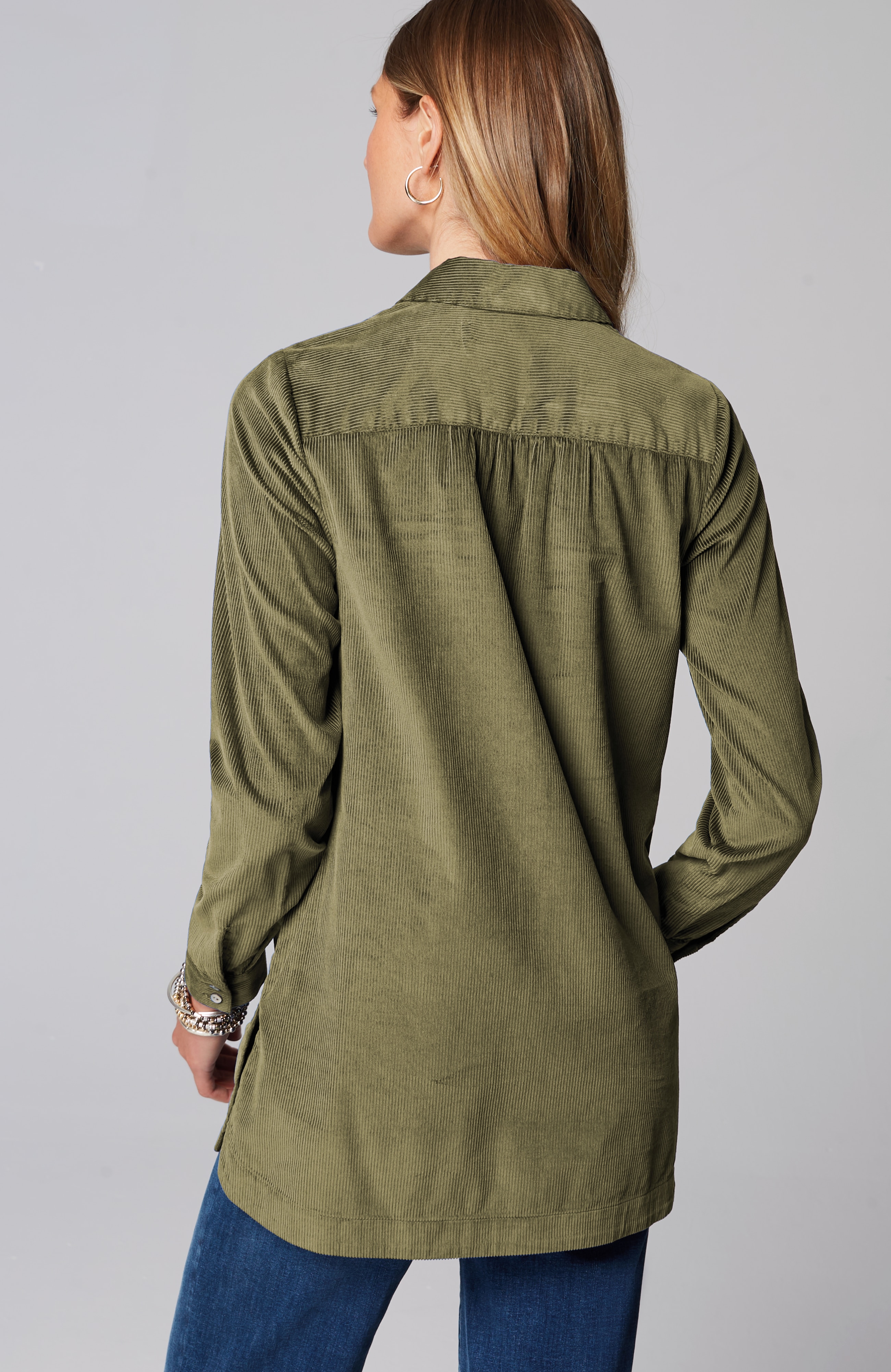 corduroy a-line tunic
