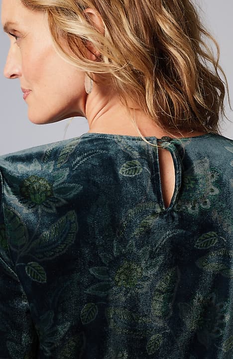 printed-velvet top